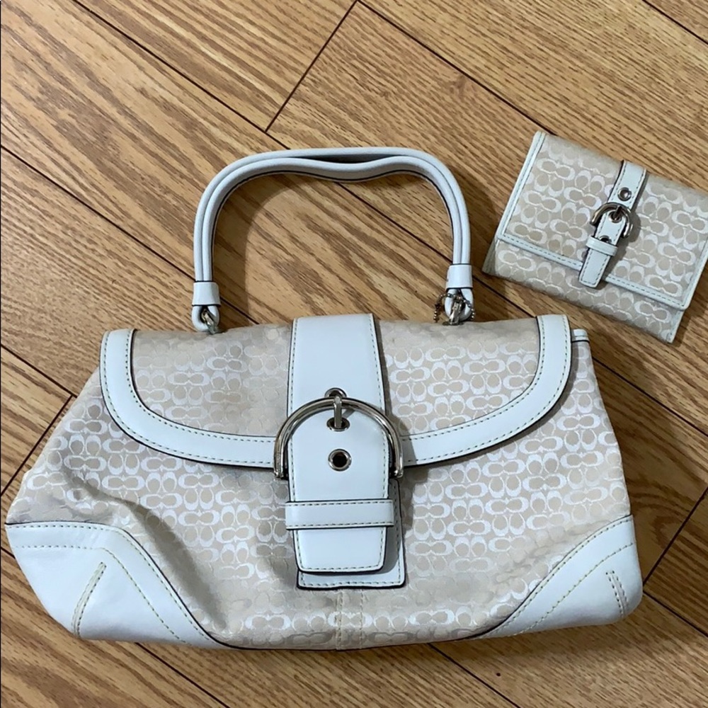 Coach Purse with matching Card Holder
